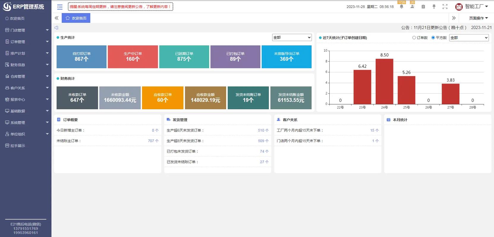 大管家全屋定制ERP軟件 整合拆單、掃碼跟蹤與企業業務系統定制的智能解決方案